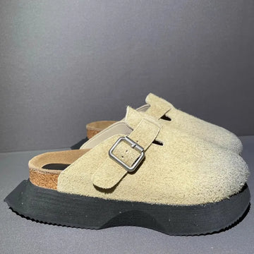 Suede Leather Platform Sandals